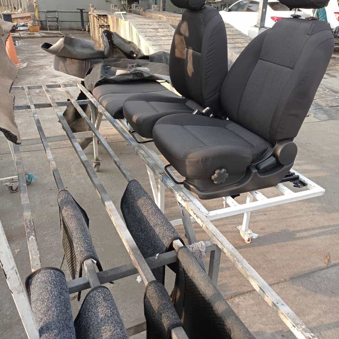 Lavado de tapiceria con Sonax en Ecuador