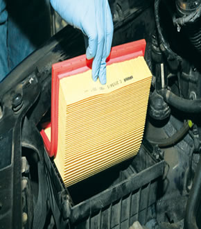 lubricadora para cambiar filtros de aire de motor en guayaquil