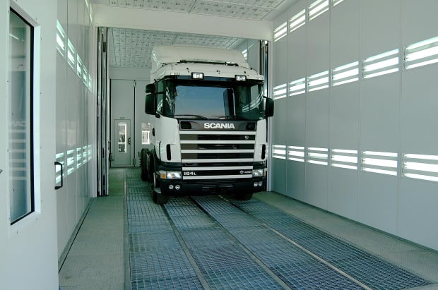 pintura automotriz cabina camion