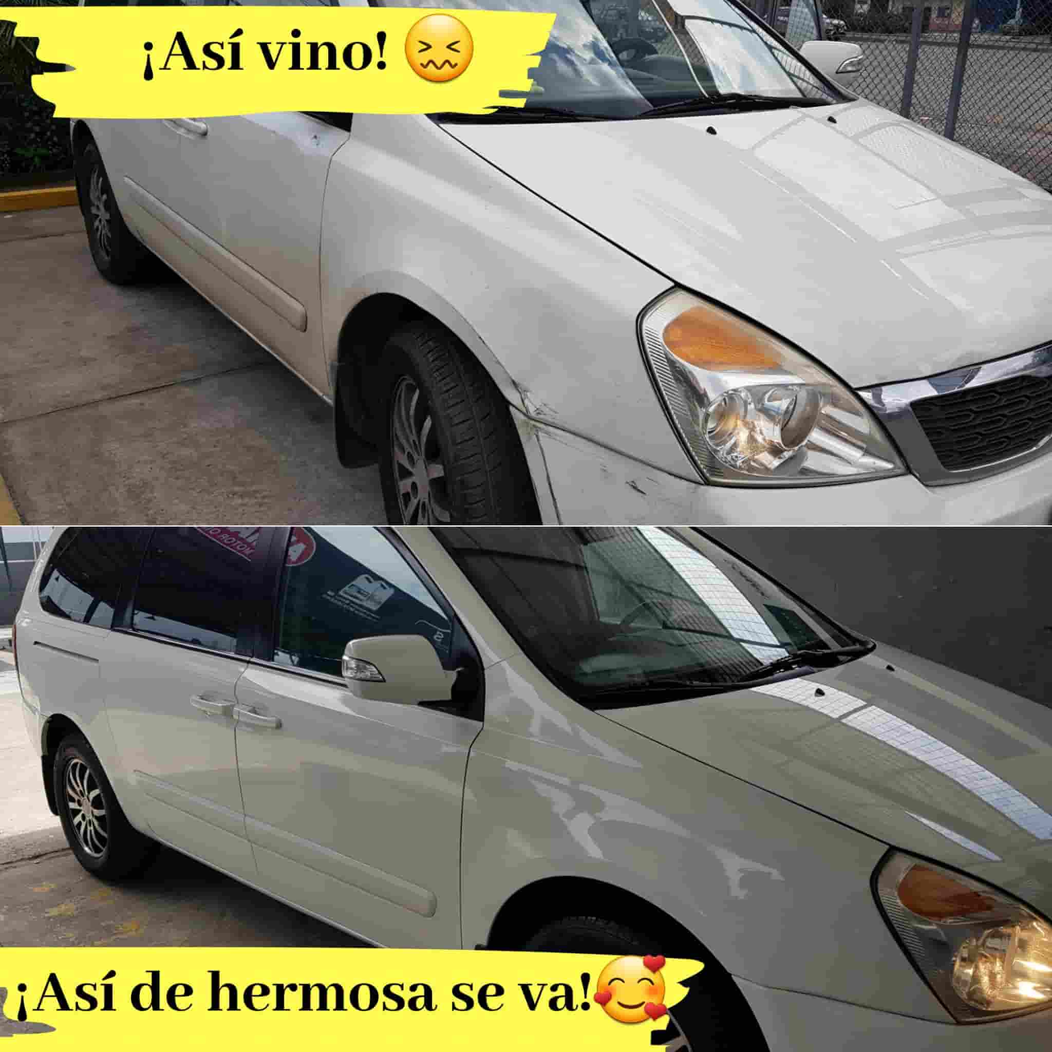 Taller automotriz en Guayaquil para Pintar furgonetas color blanco perlado