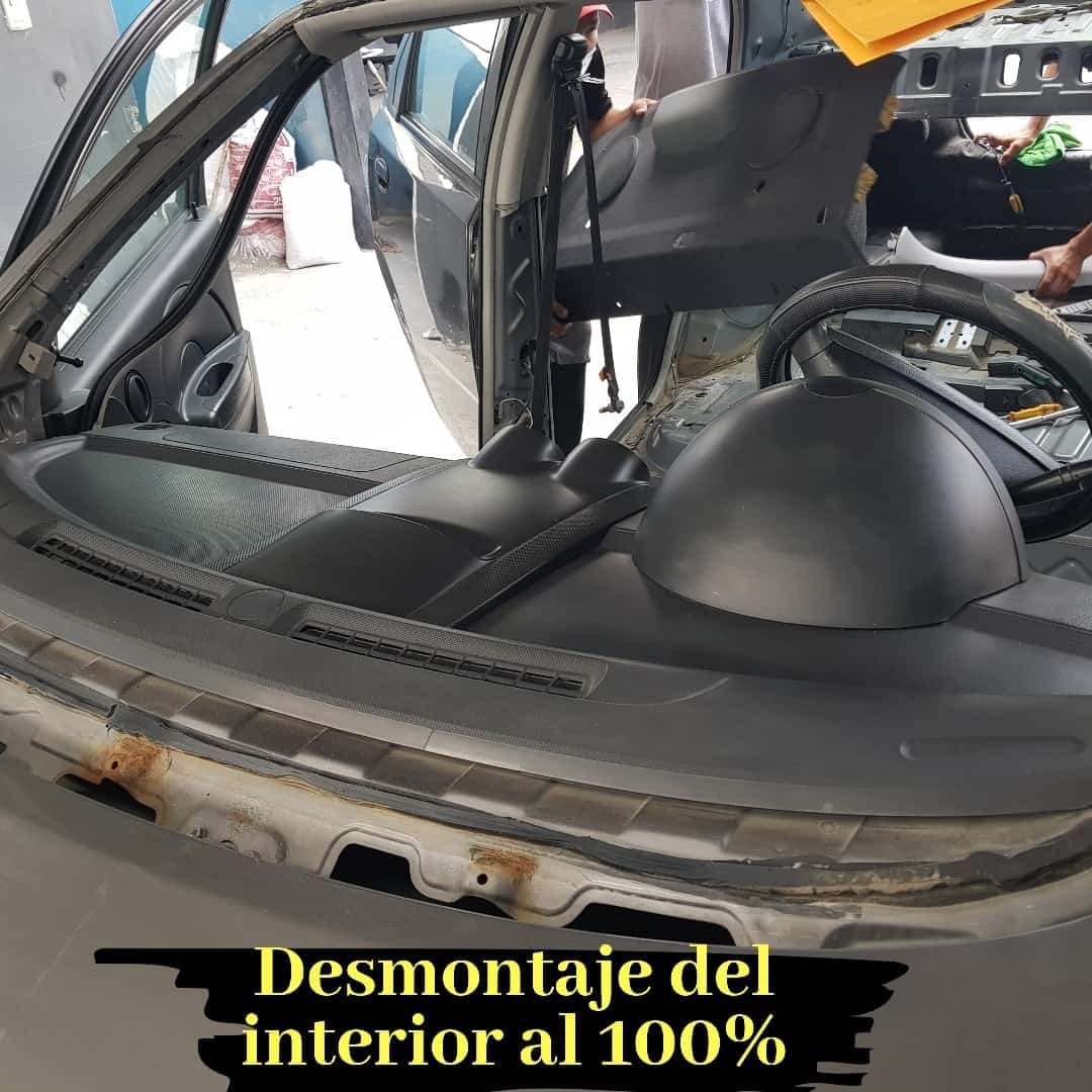 Taller para pintar plasticos internos de auto chevrolet