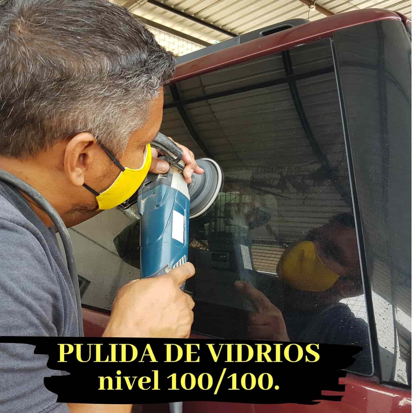Taller para sacar lluvia acida de vidrios