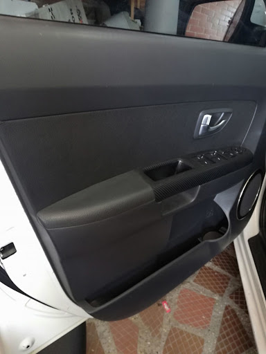 Tapizado de puertas de auto de lujo